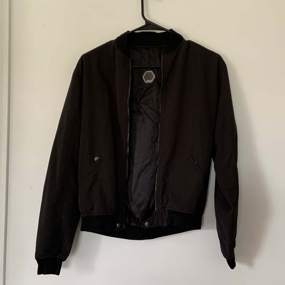 Black Bomber Jacket